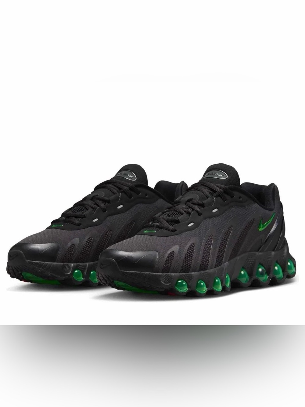 BNIB Nike Air Max DN8 Black Green Strike Sneakers IH4119-001 Mens Size 13